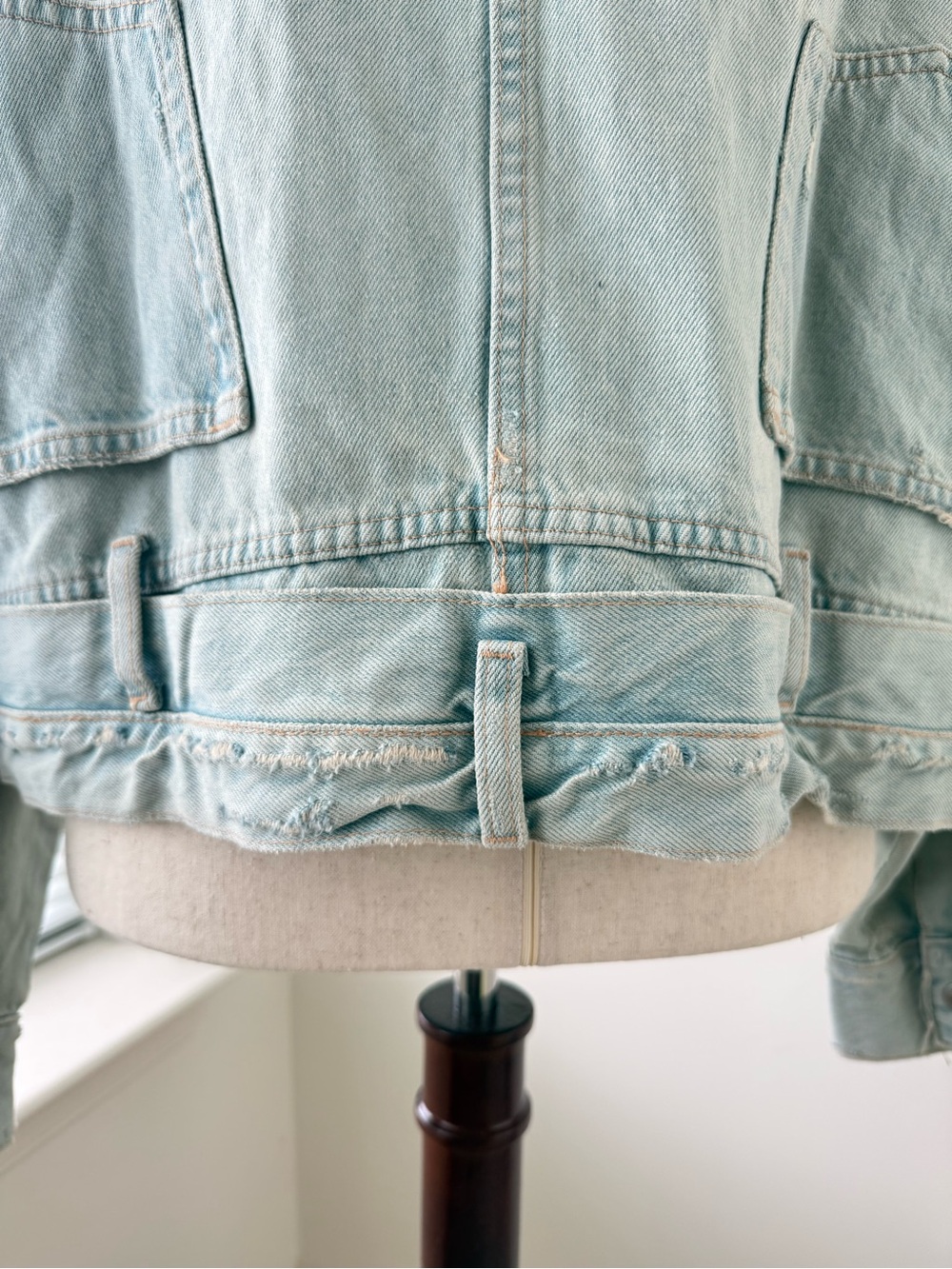 Zara Light Blue Denim Jacket - Picture 7 of 12